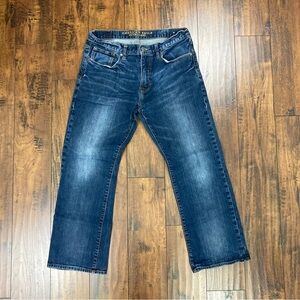 American Eagle Outfitters Original Boot Jeans Blue Dark Wash Men’s 34/30.